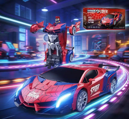 Transforming RC Robot Vehicle Remote Control Toy for Kids