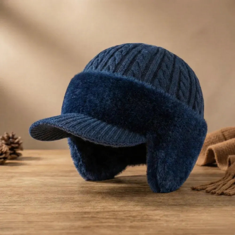 Trapper Ear Flap Winter Knit Cap