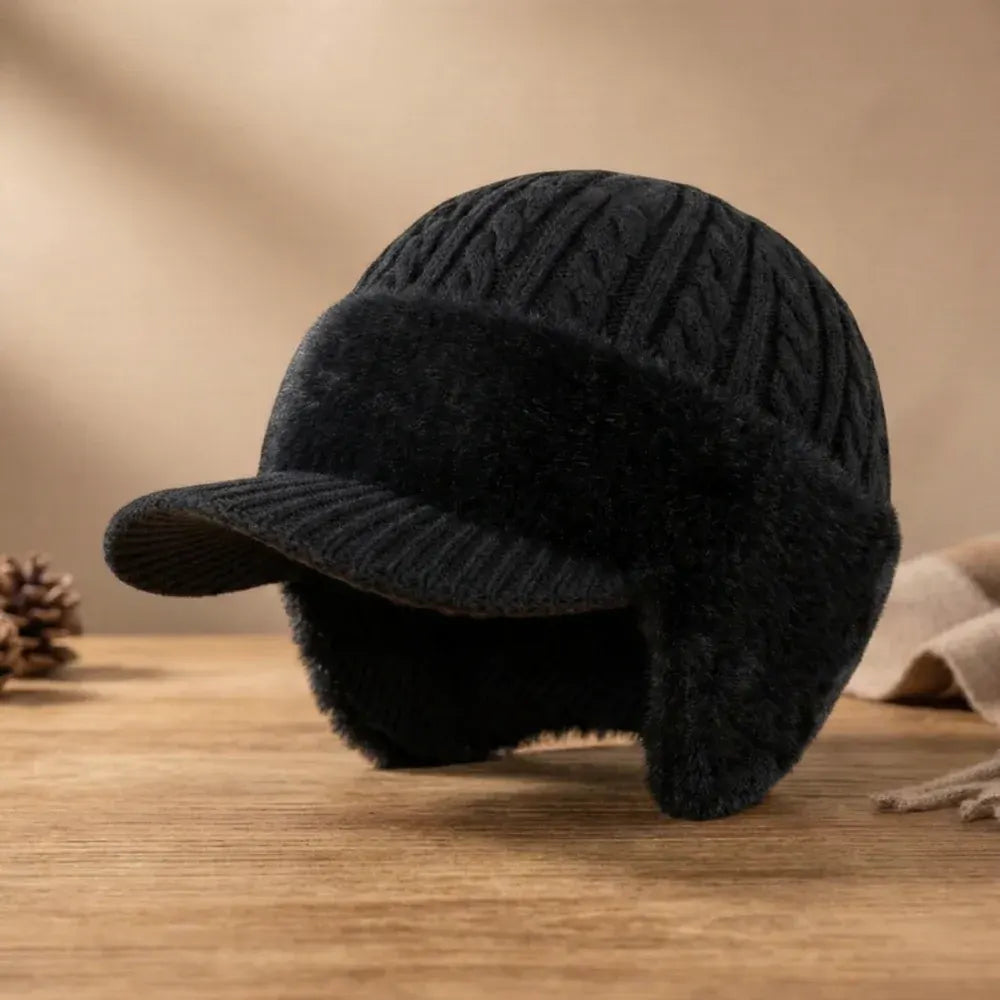 Trapper Ear Flap Winter Knit Cap