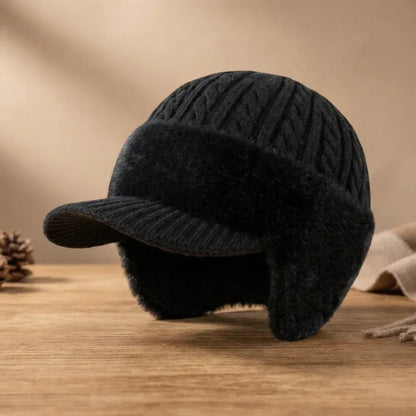 Trapper Ear Flap Winter Knit Cap