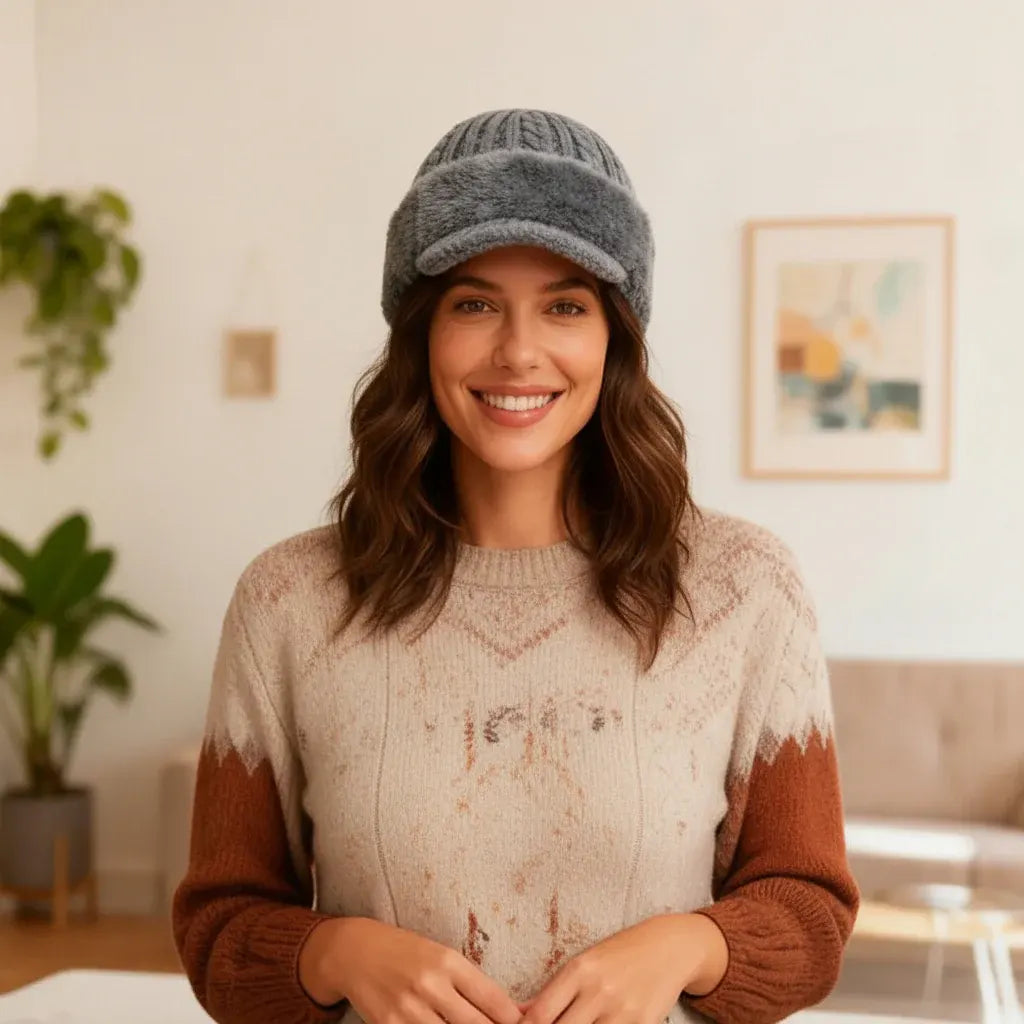 Trapper Ear Flap Winter Knit Cap