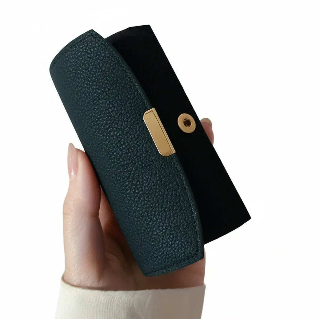 Travel Jewelry Organizer Case with Snap Closure - Mother's Day Gift