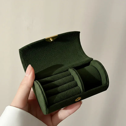 Travel Jewelry Organizer Case with Snap Closure - Mother's Day Gift