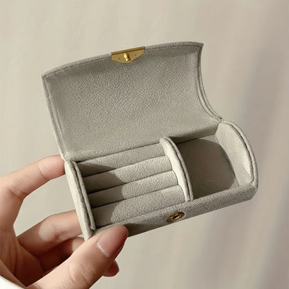 Travel Jewelry Organizer Case with Snap Closure - Mother's Day Gift