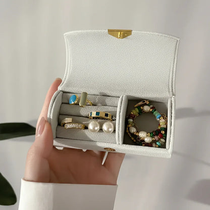 Travel Jewelry Organizer Case with Snap Closure - Mother's Day Gift