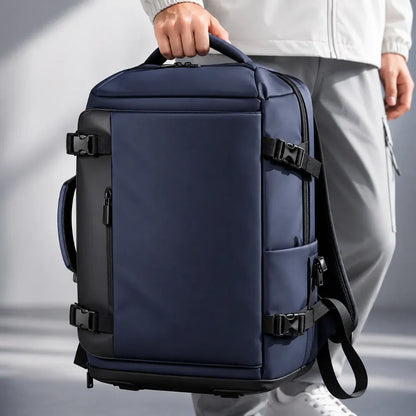 Travel Laptop Backpack with USB Charging Port and Organizer Compartments