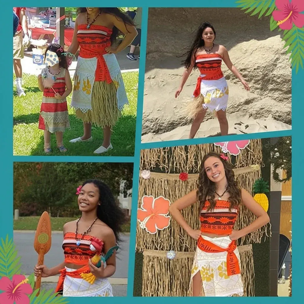 Tropical Princess Cosplay Outfit for Halloween Costume Parties