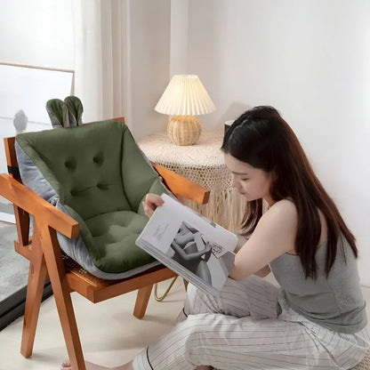 Tufted Chair Seat Pad Cushion for Home Seating Comfort