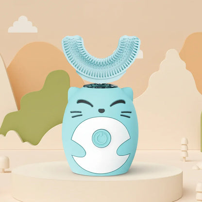 U-Shaped Sonic Electric Toothbrush for Kids, Silicone Automatic Brush