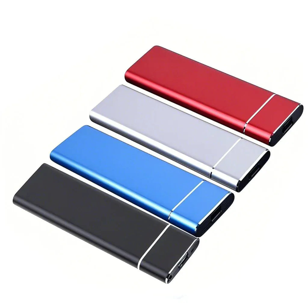 Ultra-Slim Portable External Hard Drive 500GB USB-C Storage