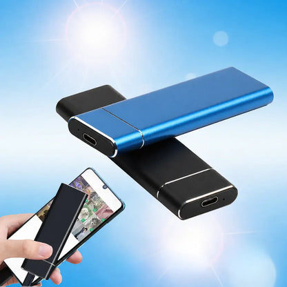 Ultra-Slim Portable External Hard Drive 500GB USB-C Storage