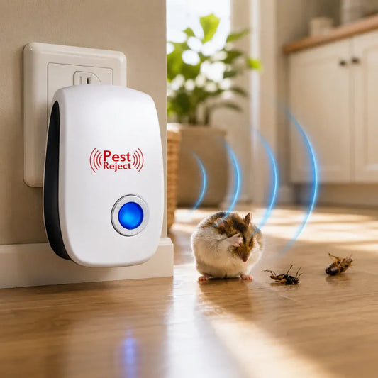 Ultrasonic Indoor Pest Repellent Plug-In Insect Control Device