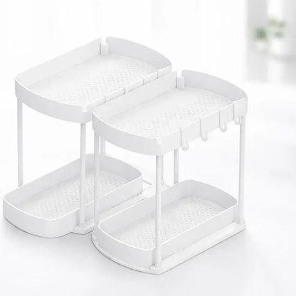 Under Sink Organizer 2-Pack Multi-Purpose Storage Drawer Set