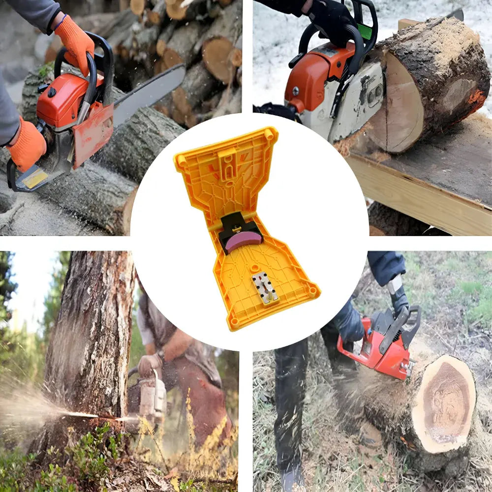 Universal Chain Sharpening Tool for Chainsaws