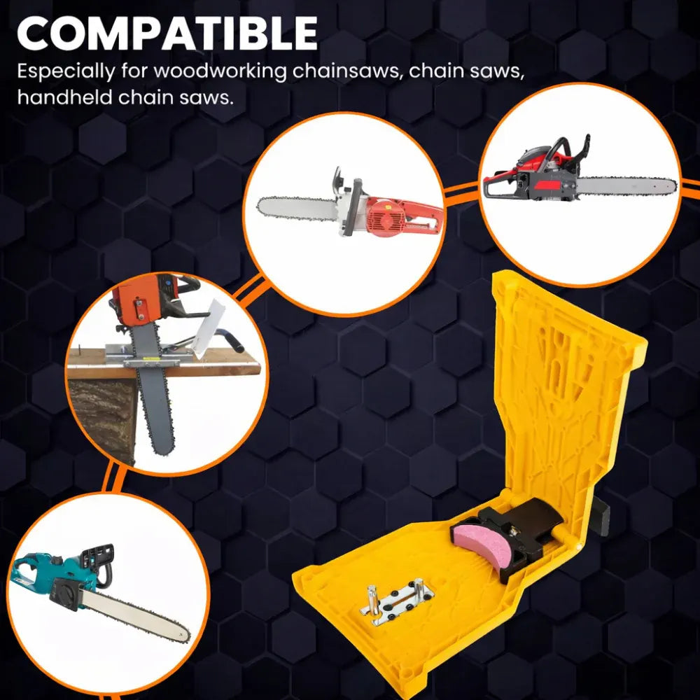 Universal Chain Sharpening Tool for Chainsaws