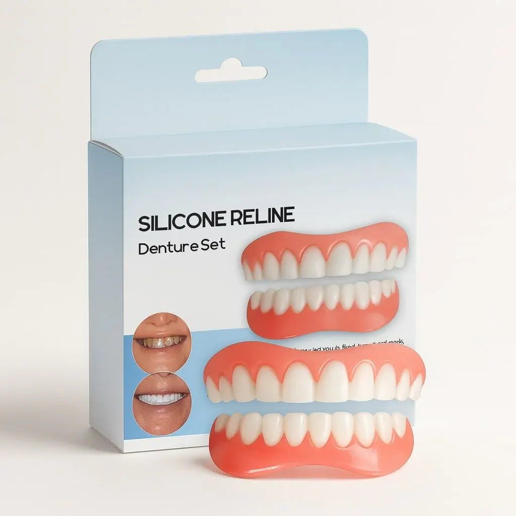 Universal Denture Fit Stabilizing Kit with Comfort Silicone Material