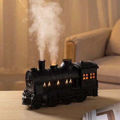 USB LED Night Light Train Design Humidifier & Essential Oil Diffuser, Plastic