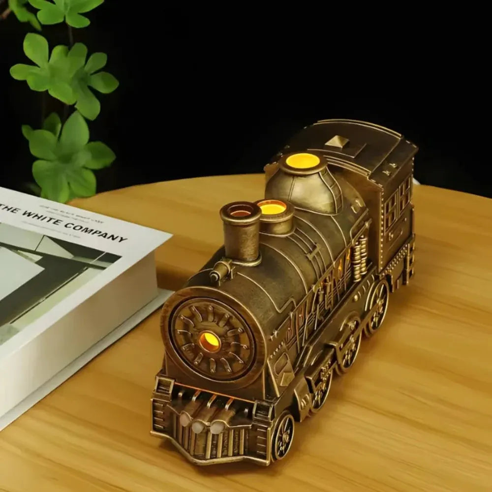 USB LED Night Light Train Design Humidifier & Essential Oil Diffuser, Plastic