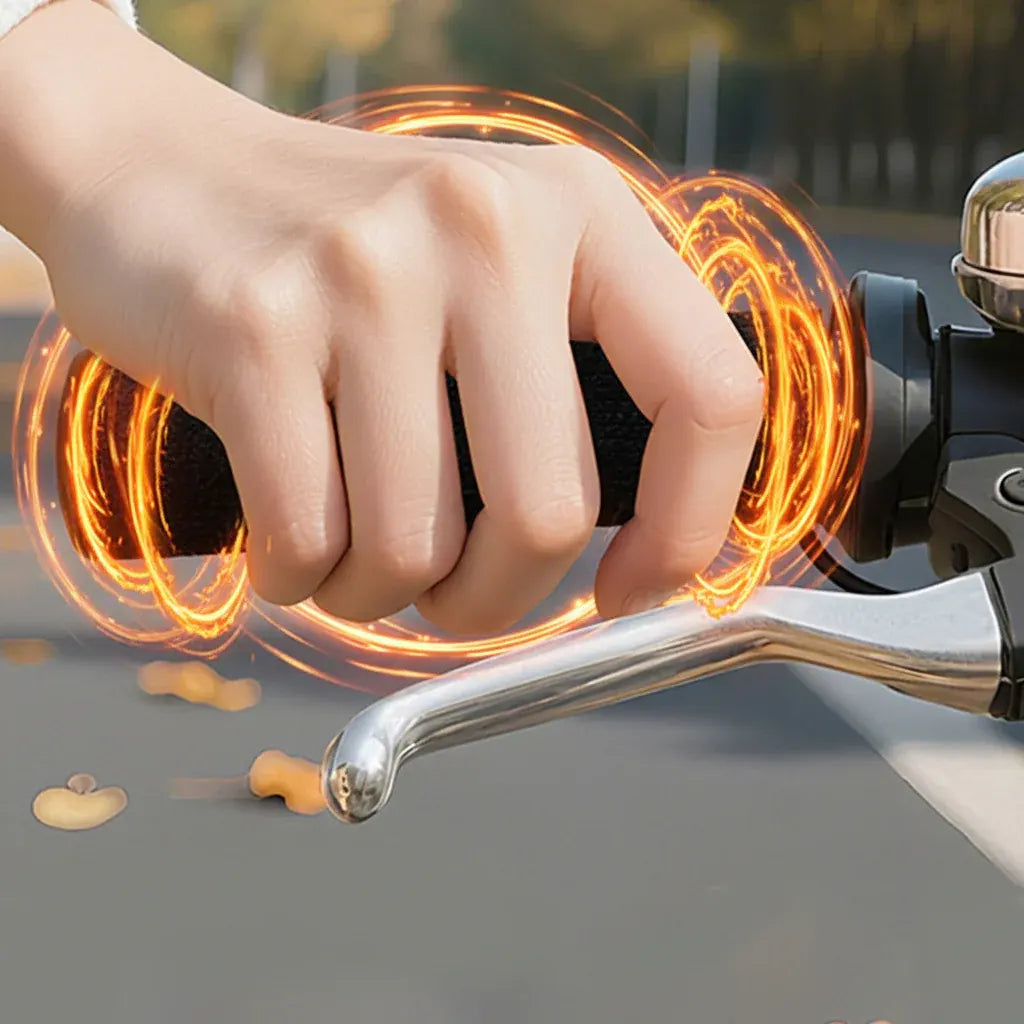 USB-Powered Motorcycle Handlebar Grips with Adjustable Heat Control