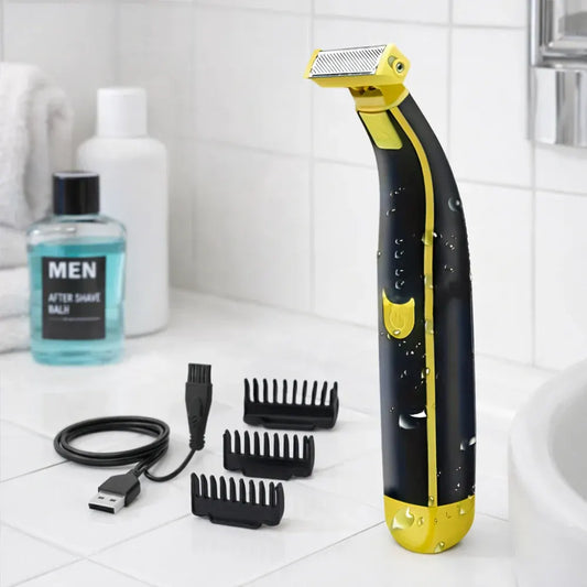 USB Rechargeable Electric Body Hair Shaver Trimmer