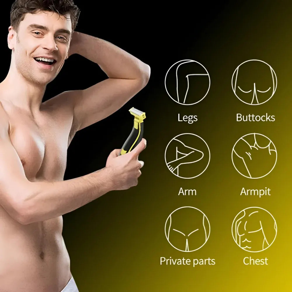 USB Rechargeable Electric Body Hair Shaver Trimmer