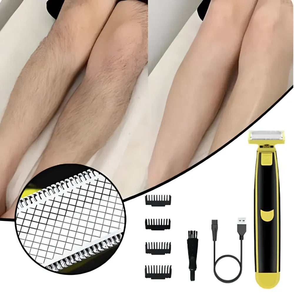 USB Rechargeable Electric Body Hair Shaver Trimmer
