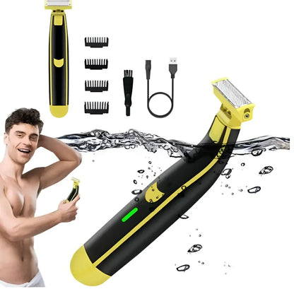 USB Rechargeable Electric Body Hair Shaver Trimmer