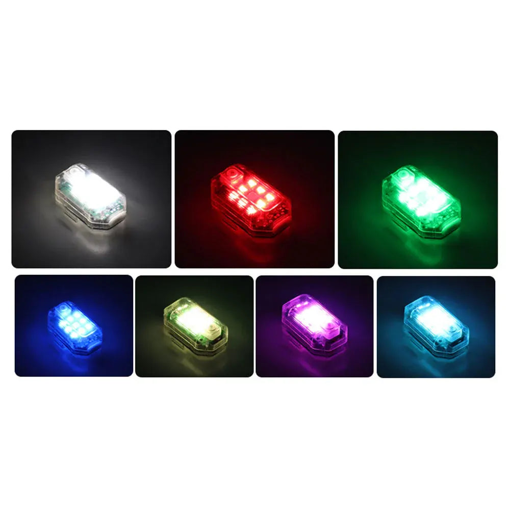 USB Rechargeable LED Strobe Light with Remote for Vehicle Warning Flashers