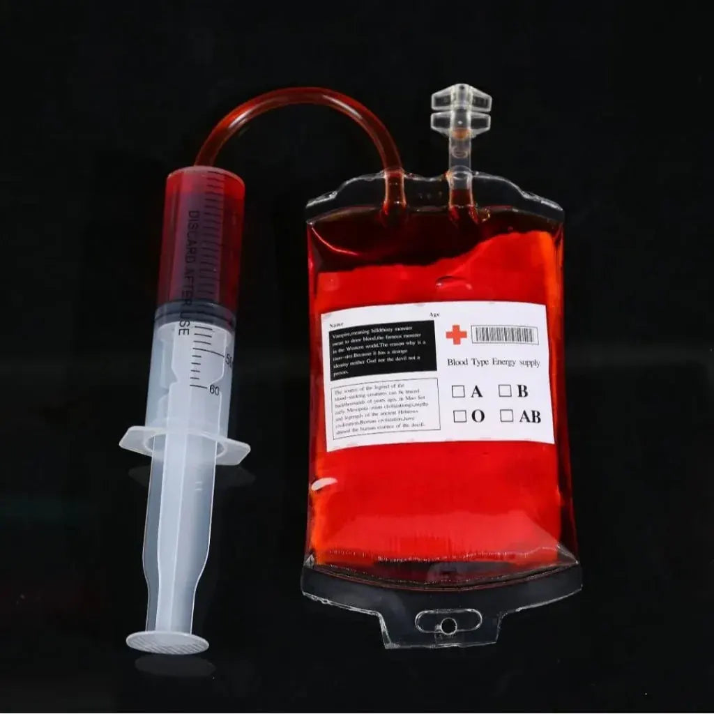 Vampire Blood IV Bag Halloween Party Prop Decoration