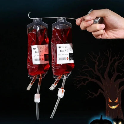 Vampire Blood IV Bag Halloween Party Prop Decoration