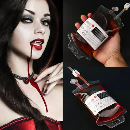 Vampire Blood IV Bag Halloween Party Prop Decoration