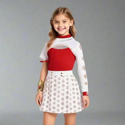 Vampire Cosplay Dress Set Halloween Costume Outfit