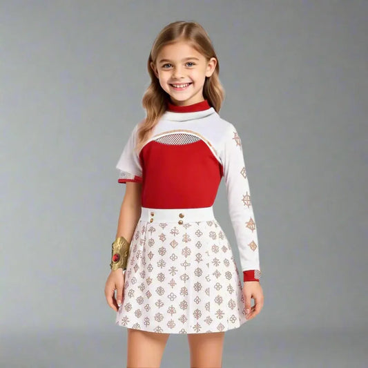 Vampire Cosplay Dress Set Halloween Costume Outfit