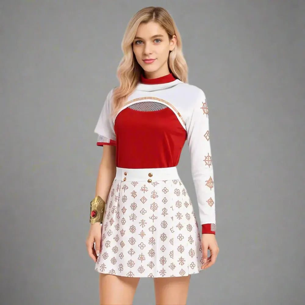 Vampire Cosplay Dress Set Halloween Costume Outfit