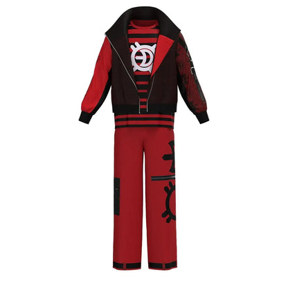 Vampire Costume Set with Jacket and Pants for Halloween