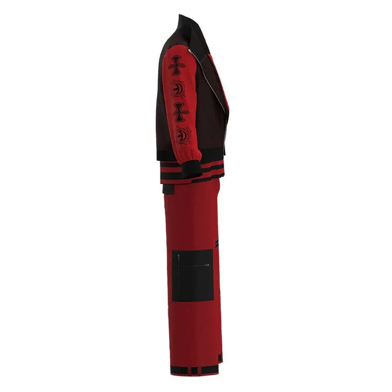 Vampire Costume Set with Jacket and Pants for Halloween