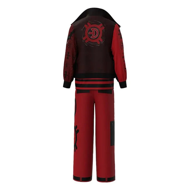 Vampire Costume Set with Jacket and Pants for Halloween