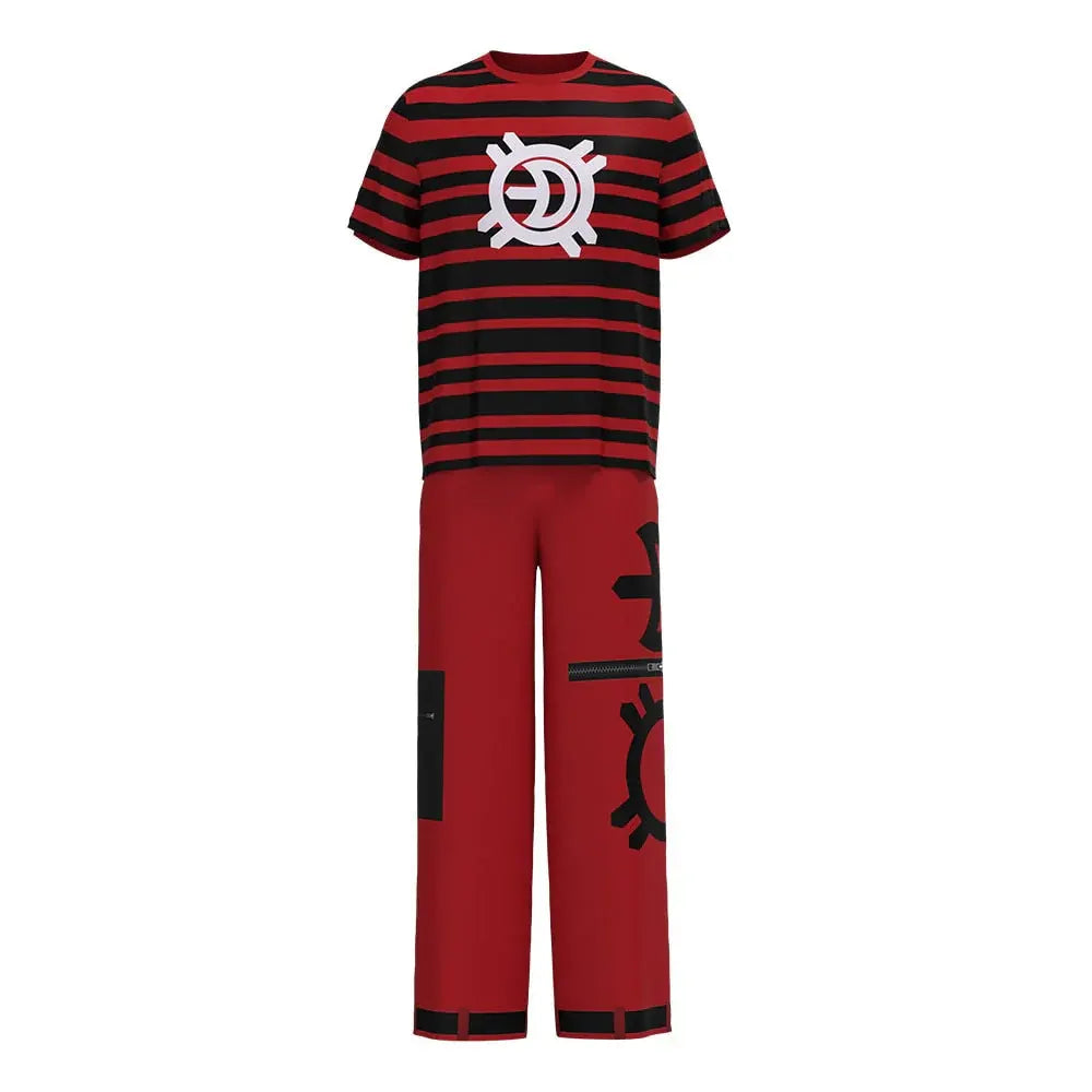 Vampire Costume Set with Jacket and Pants for Halloween