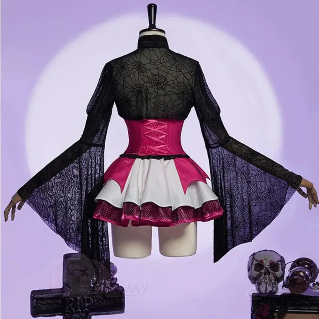 Vampire Long Sleeve Dress Halloween Costume Outfit