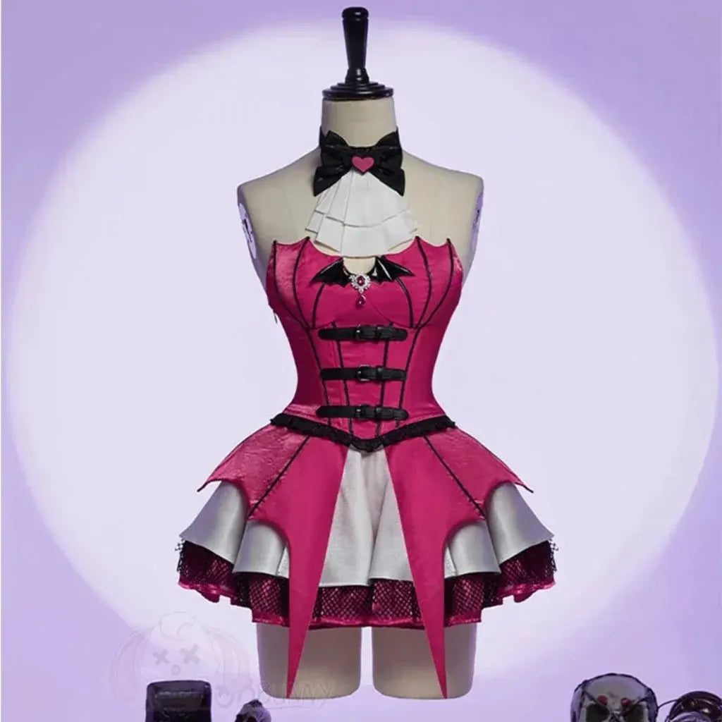 Vampire Long Sleeve Dress Halloween Costume Outfit