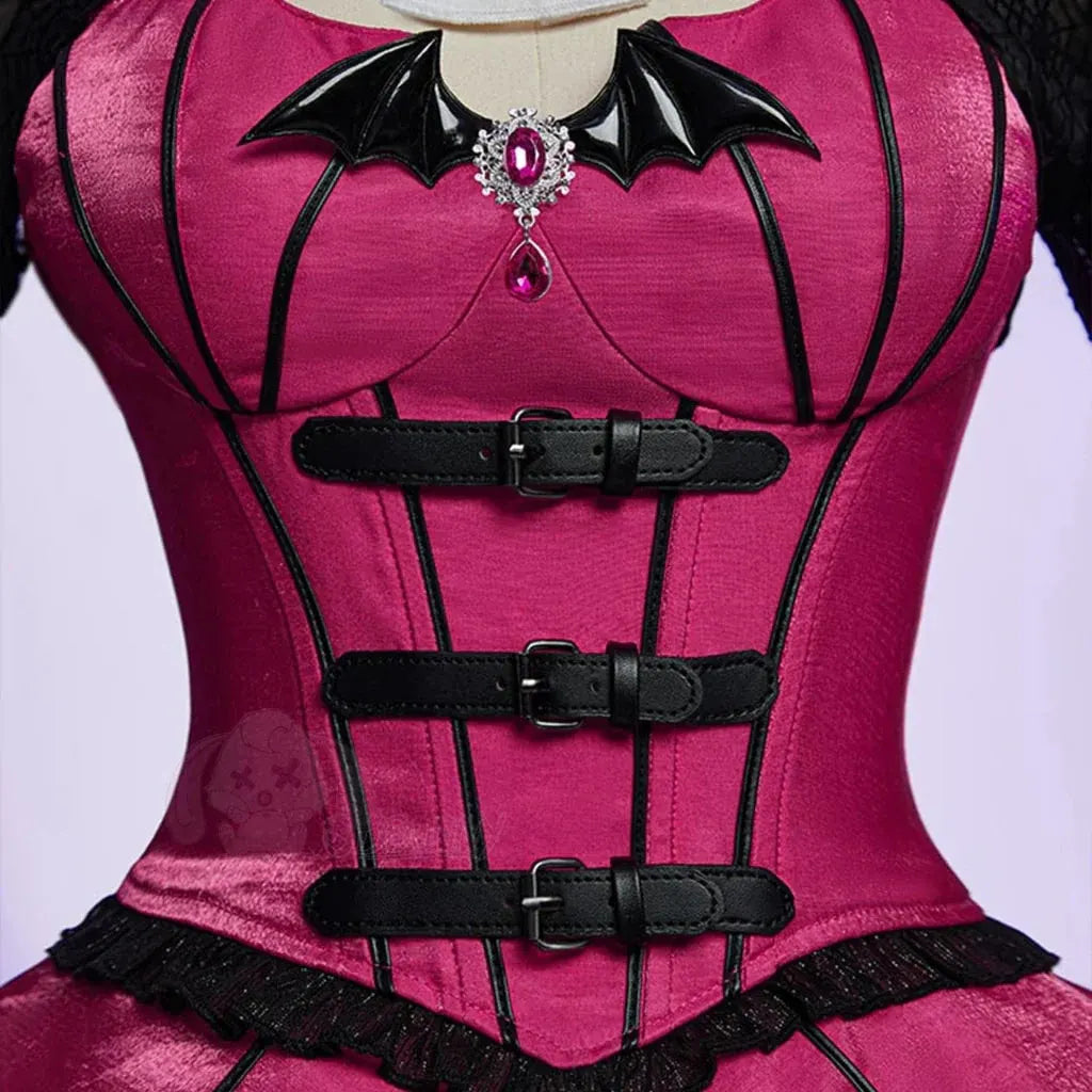 Vampire Long Sleeve Dress Halloween Costume Outfit
