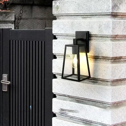 Verona Outdoor Wall Sconce | European Modern Lantern Lighting Fixture