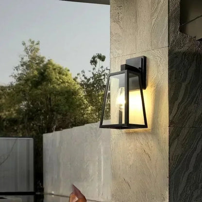 Verona Outdoor Wall Sconce | European Modern Lantern Lighting Fixture