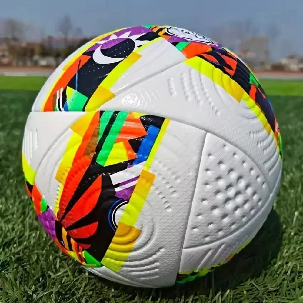 Vibrant Size 5 PU Soccer Ball for Outdoor Football Training