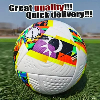 Vibrant Size 5 PU Soccer Ball for Outdoor Football Training