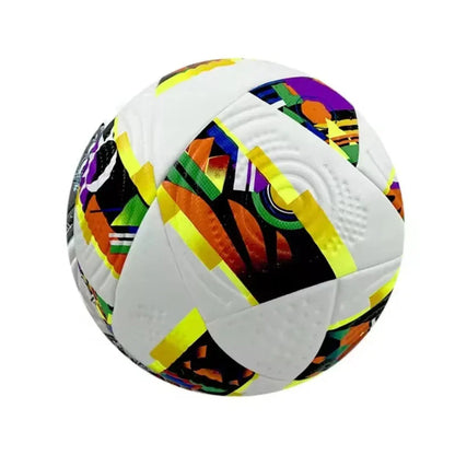 Vibrant Size 5 PU Soccer Ball for Outdoor Football Training