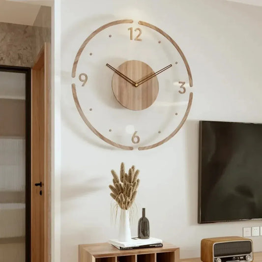 Vintage Analog Wall Clock Modern Decorative Timepiece