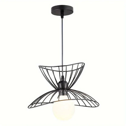 Vintage Black Industrial Pendant Light with Adjustable Height