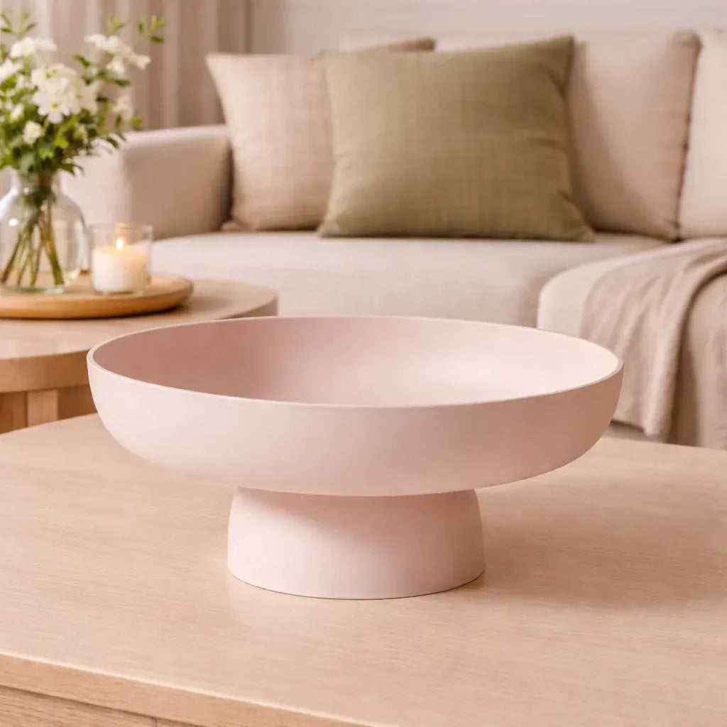 Vintage-Style Ceramic Serving Dish for Fruit and Kitchen Counter Display
