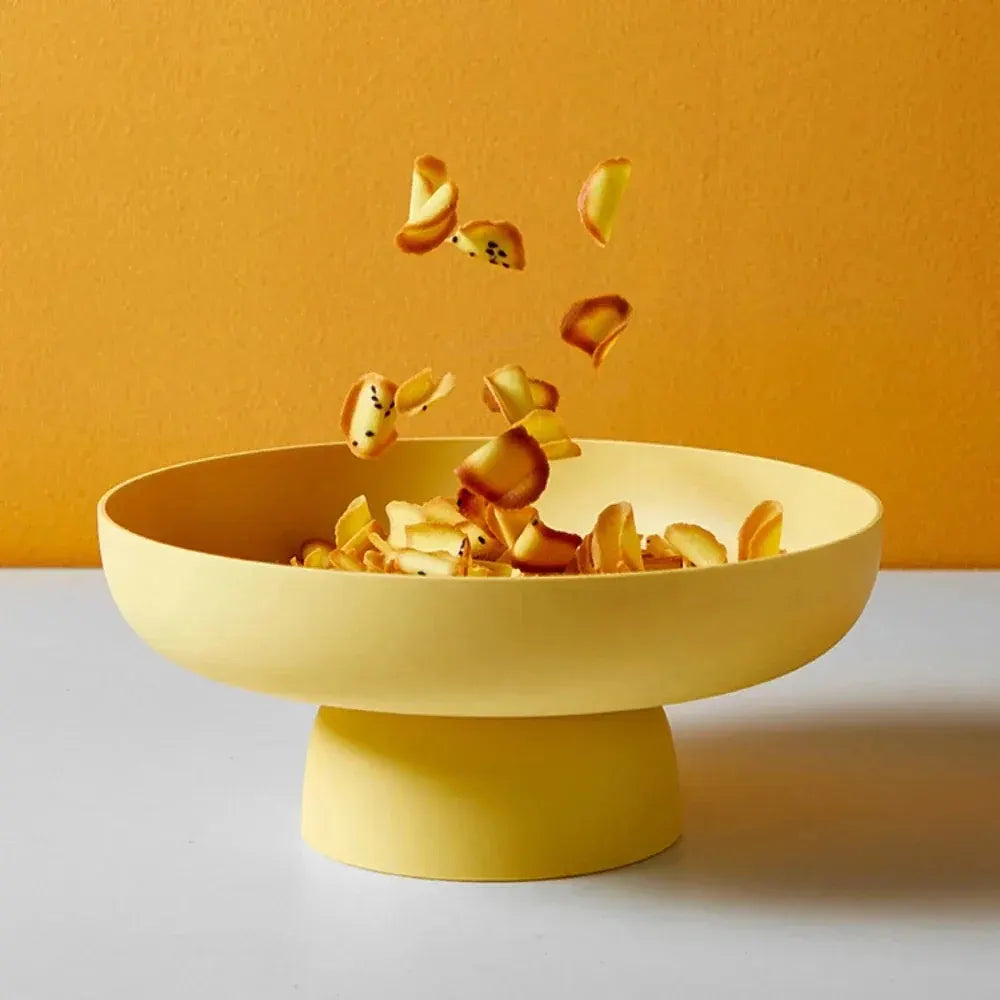Vintage-Style Ceramic Serving Dish for Fruit and Kitchen Counter Display